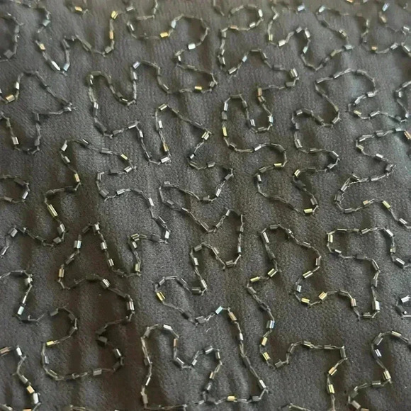 Laurence Kazar | Beautiful Vintage Heavily Beaded Blouse - Picture 6 of 9